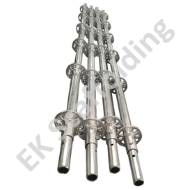 Hệ thống giàn giáo Ringlock thẳng đứng được sơn tiêu chuẩn mạ kẽm
