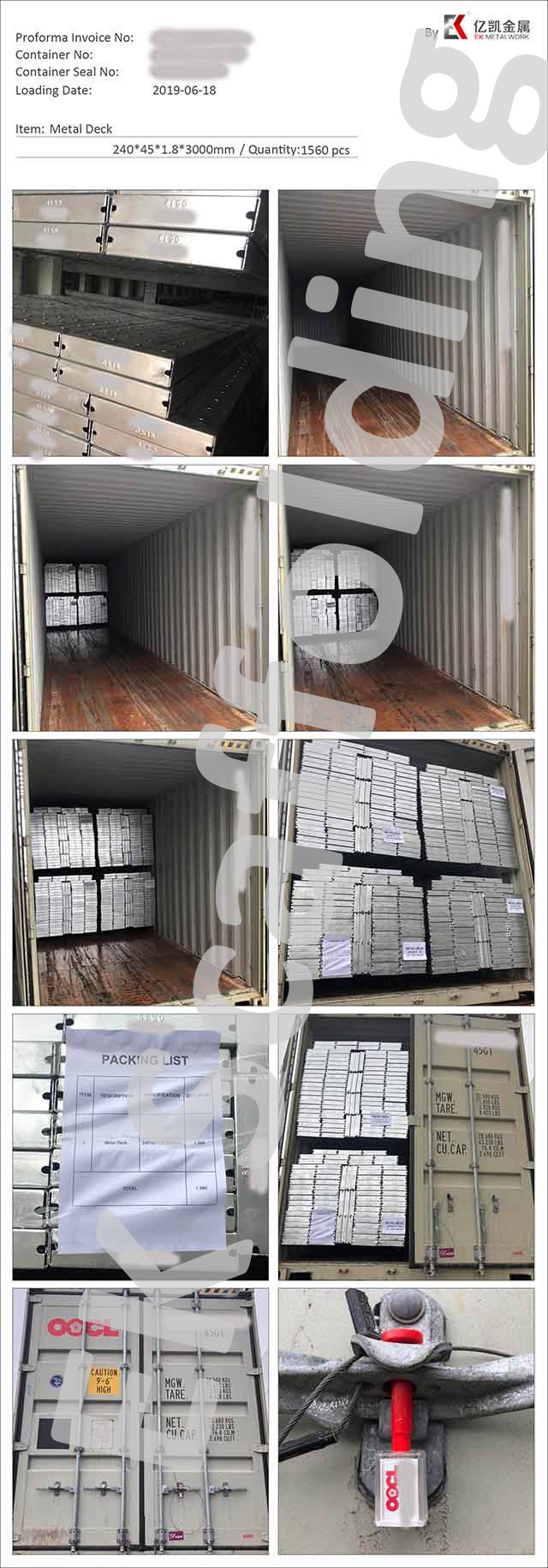 Tải trọng ván HDG