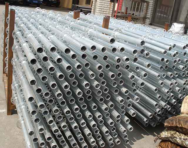 Hệ thống giàn giáo vòng thẳng đứng tiêu chuẩn mạ kẽm