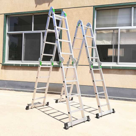 Giàn giáo có thể gập lại thang nhôm 4x4 bước
