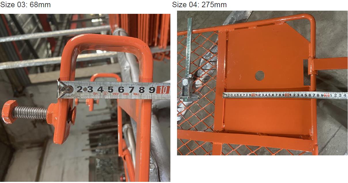 Giàn giáo Kiểm tra cửa bẫy 03