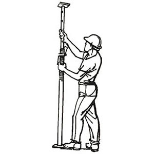 Cách thích hợp để sử dụng một prop thép