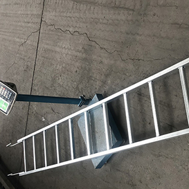 Giàn giáo thang thép thẳng thon mạ kẽm