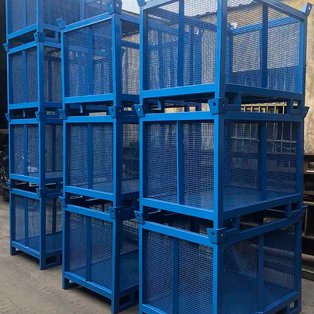 Phụ kiện giàn giáo lưu trữ pallet thép sơn