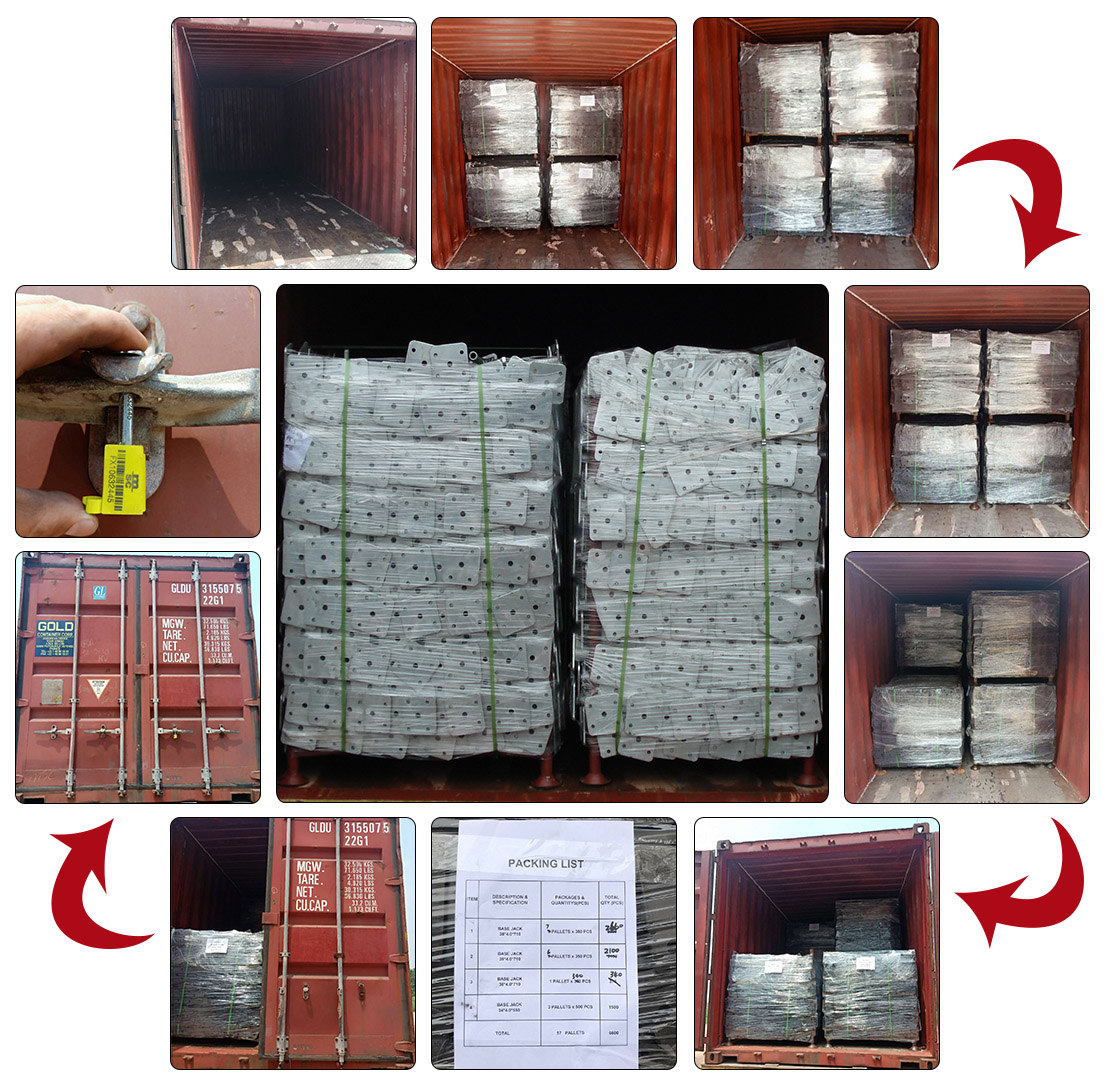 Giàn giáo Đóng gói & tải