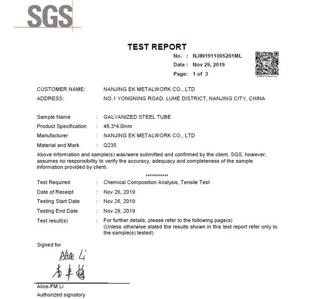 Ống giàn giáo SGS 01