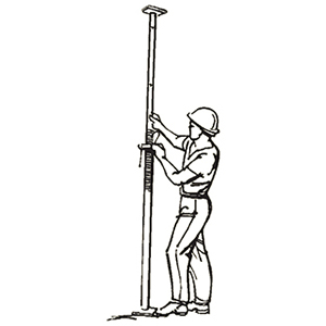 Cách thích hợp để sử dụng một prop thép