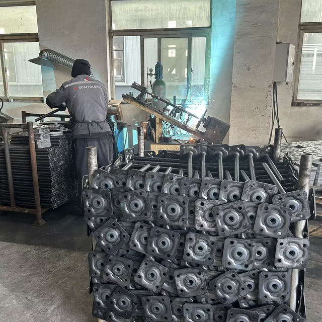 Giàn giáo có thể điều chỉnh cơ sở điều chỉnh rỗng