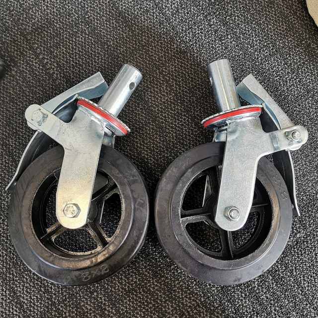 Phụ kiện giàn giáo cao su nhiệm vụ caster bánh xe