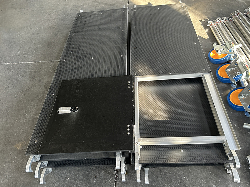 Nền tảng c&oacute; cửa sập