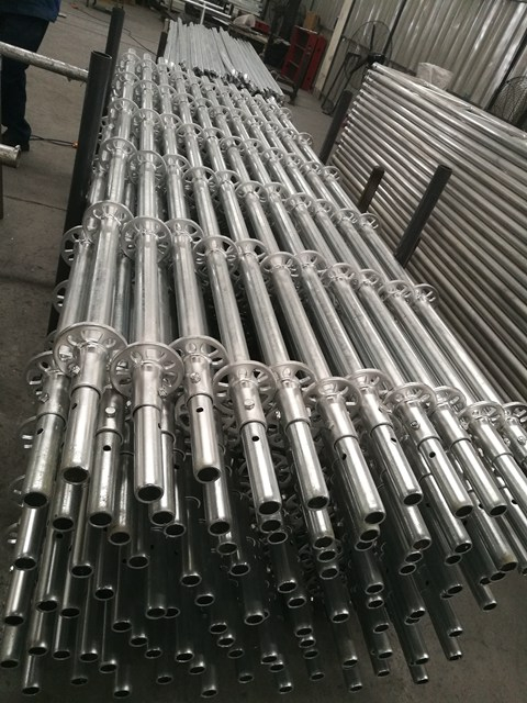 Giàn giáo HDG 4M VILLOLOCK được mạ kẽm nóng lên tiêu chuẩn dọc