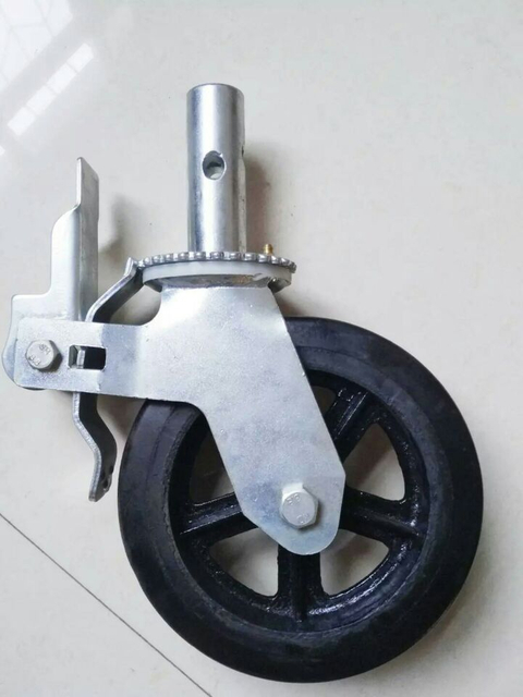 Phụ kiện giàn giáo cao su nhiệm vụ caster bánh xe